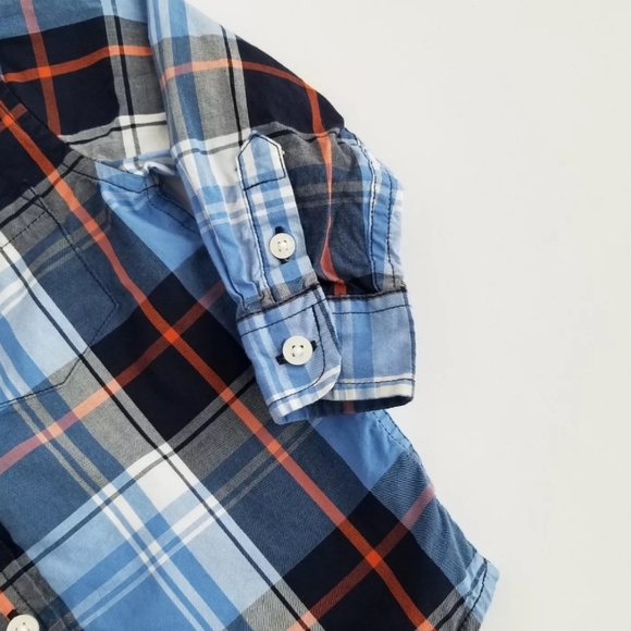 Janie and Jack plaid shirt - Picture 3 of 4